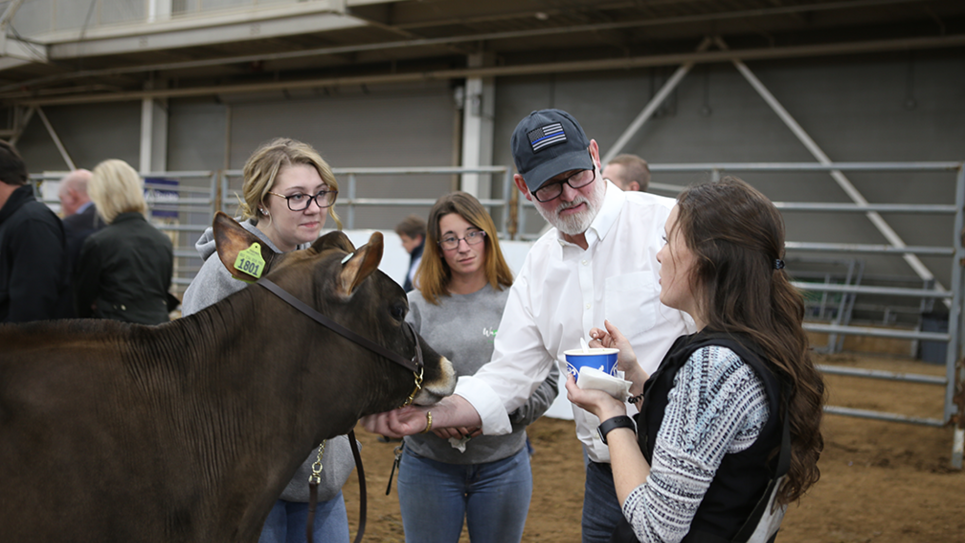 Derrick at the Pennsylvania Farm Show